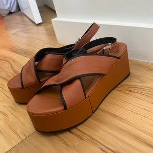 Robert Clergerie platform sandals, 41.5